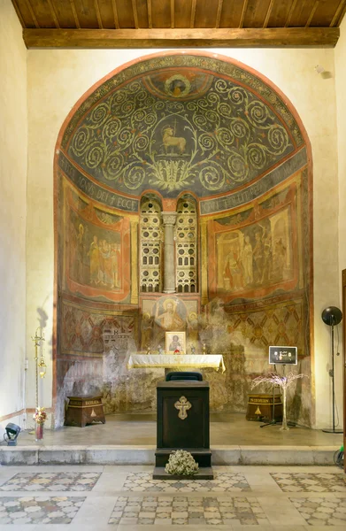 Altaar Santa Maria Cosmedin — Stockfoto