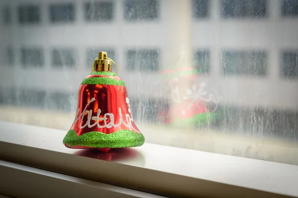 Campana de decoración de Navidad — Foto de Stock