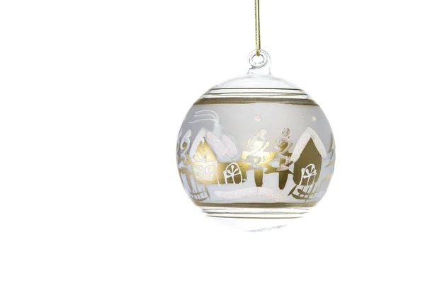 Bola de Natal de cristal — Fotografia de Stock