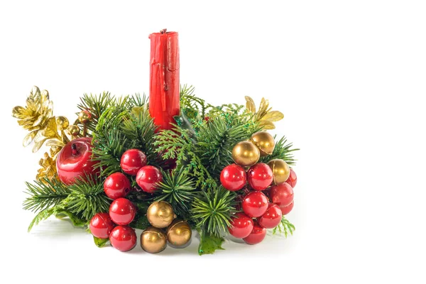 Tisch-Weihnachtskranz — Stockfoto