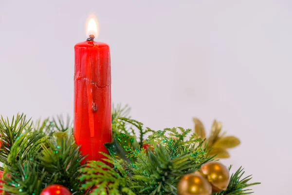 Table couronne de Noël — Photo