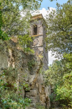 yıkık kalede bir ahşap