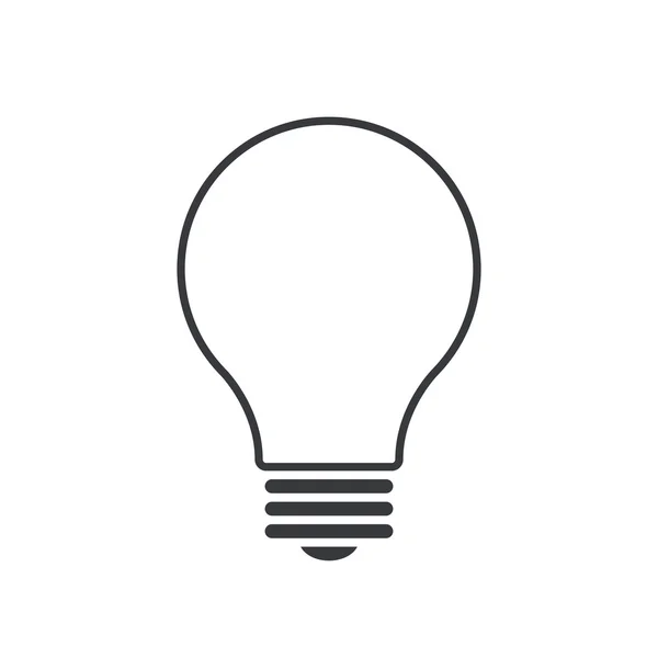 Ups Forklaring skitse Light bulb outline icon, modern minimal flat design style, thin line vector  illustration Stock Vector Image by ©Viirta #91107652