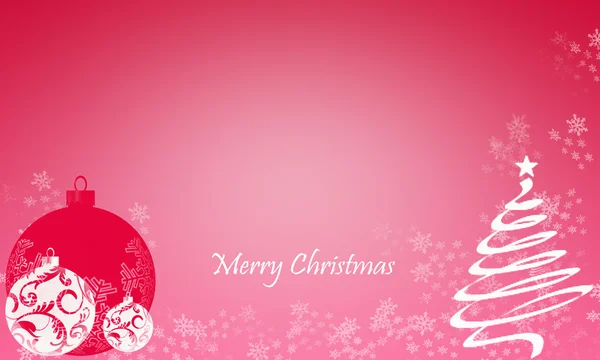 Simple Christmas card background — Stock Photo, Image