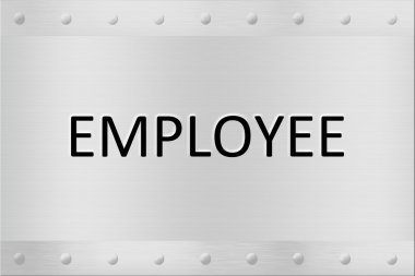 Gümüş tabelada çalışan