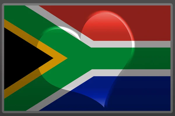 Hou van Zuid-Afrika vlag — Stockfoto