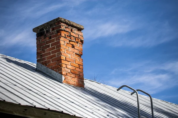 Brick chimney — Stock Photo, Image