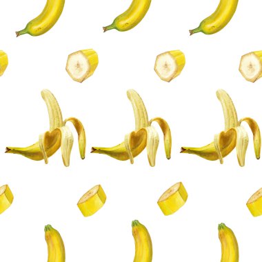 Suluboya yaz muz desen