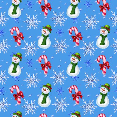 watercololor Noel desen