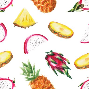 suluboya ejderha friut desen ve ananas desen