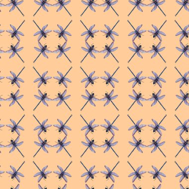 Suluboya yusufçuk yaz desen