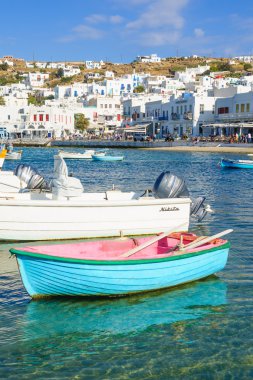 Köy ve plaj sahne, Mykonos