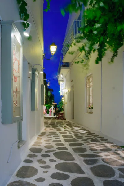 Rua típica em Paros — Fotografia de Stock