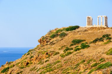 Yunan tapınağı Poseidon, Cape Sounion içinde