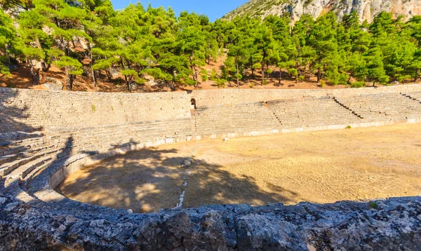 Hipódromo da antiga Delphi — Fotografia de Stock