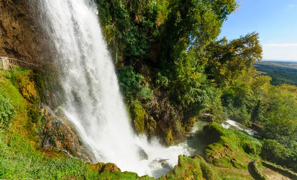Visa av Edessa vattenfall — Stockfoto