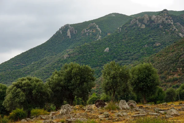 Mountain landscape in the Argolis — Stock Photo, Image