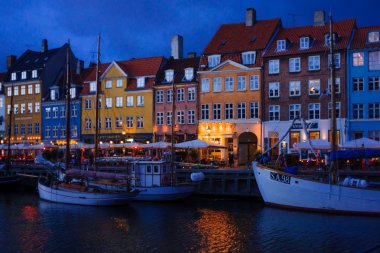 Kopenhag'da Nyhavn