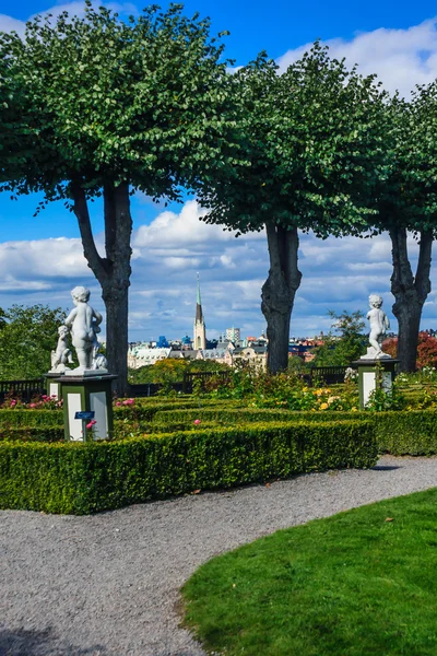 Jardín de esculturas en Estocolmo — Foto de Stock