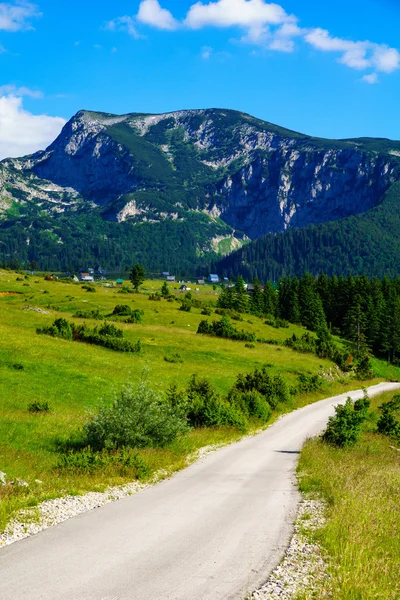 Durmitor and Country Road — Stock Photo, Image