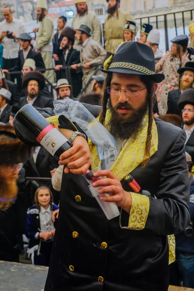 Purim 2016 在耶路撒冷 — 图库照片