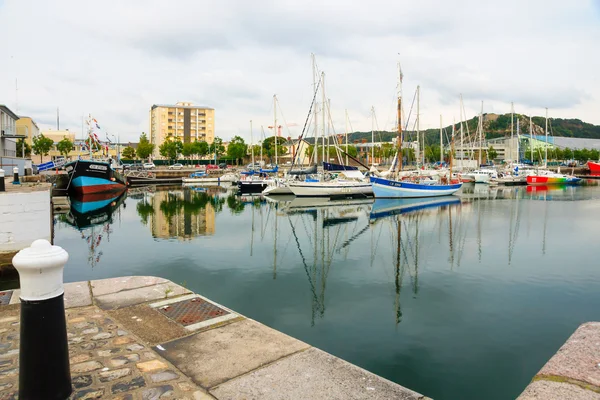 De haven van Cherbourg — Stockfoto
