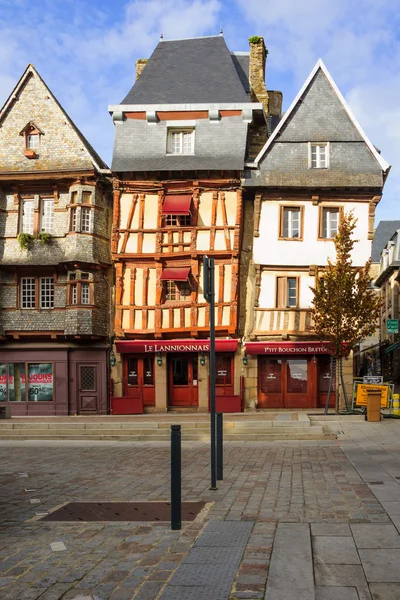 Casas em Lannion — Fotografia de Stock