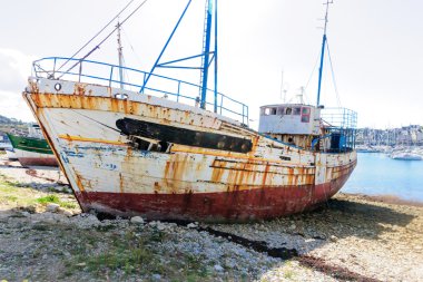 Camaret-Sur-Mer şehrindeki batık