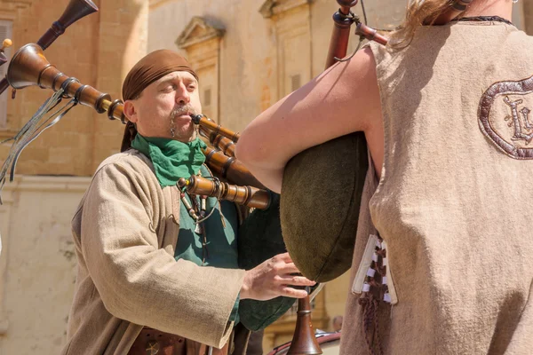 Festa medievale della Mdina — Foto Stock