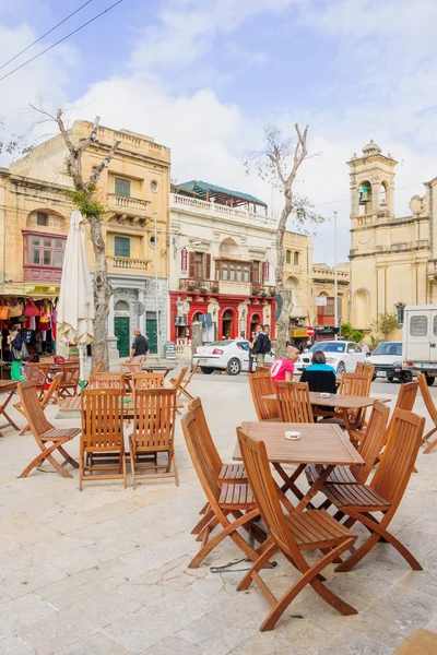 Escena callejera, Victoria, Gozo — Foto de Stock
