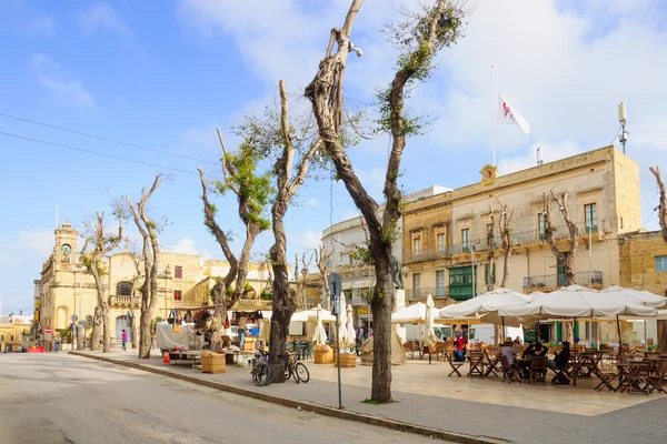 Cena de rua, Victoria, Gozo — Fotografia de Stock