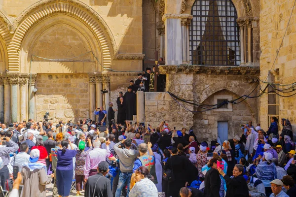 Prawosławny Wielki Piątek 2016 w Jerozolimie — Zdjęcie stockowe