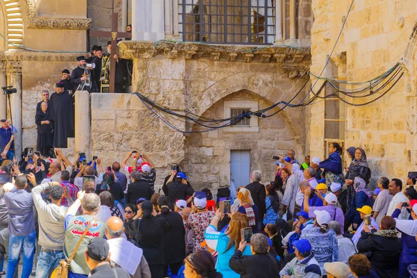 Ortodoxní velký pátek 2016 v Jeruzalémě — Stock fotografie