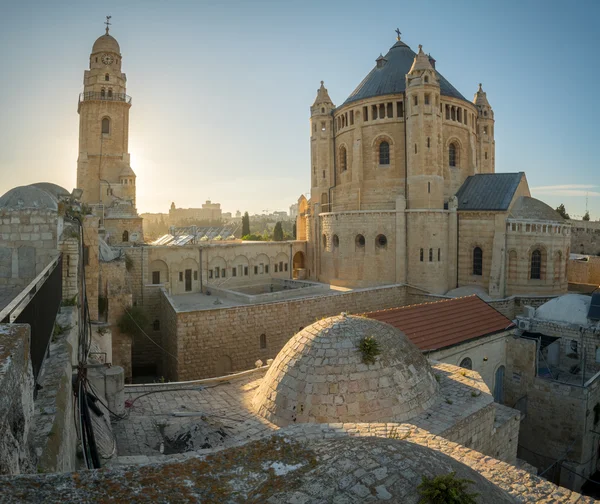 Dormition abbey, in Jerusalem — Stock Photo, Image