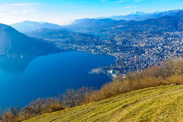 Monte Bre, cerca de Lugano — Foto de Stock