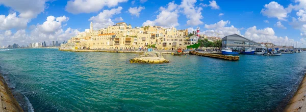 Jaffa port and of the old city of Jaffa — Stock Photo, Image