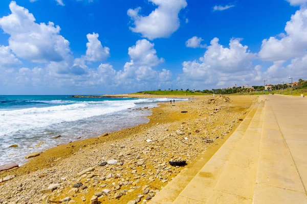 Utsikt över södra delen av stranden av Jaffa — Stockfoto