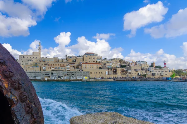 Jaffa port and of the old city of Jaffa — Stock Photo, Image