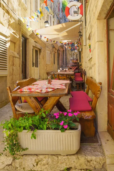 Alley in Korcula, Croatia — Stock Photo, Image