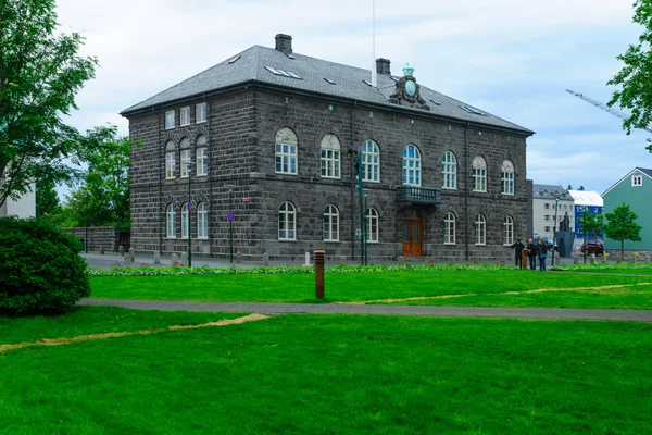 Parlament (Althingi) ház, Reykjavik — Stock Fotó