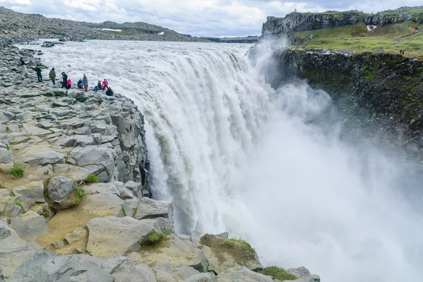 Dettifoss vattenfall, nordöstra Island — Stockfoto