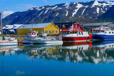 Balıkçı kasabası Siglufjordur