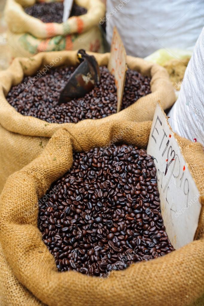 Ethiopian coffee beans Stock Photo by ©RnDmS 118946456