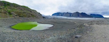 Skaftafellsjokull glacier, south Iceland clipart