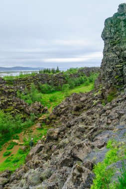 Rift Vadisi Thingvellir içinde