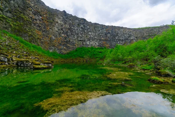 Kaňon asbyrgi — Stock fotografie