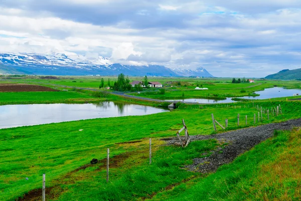 Landschap, landschap in het noordoosten van IJsland — Stockfoto