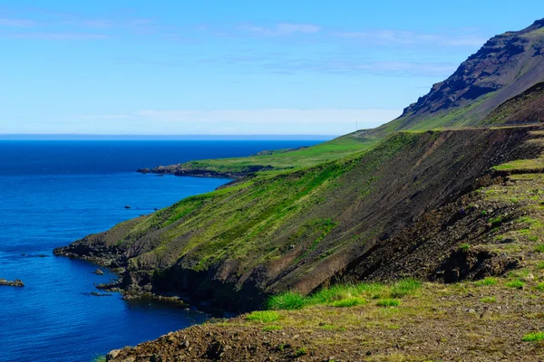 Paisagem e litoral no norte da Islândia — Fotografia de Stock