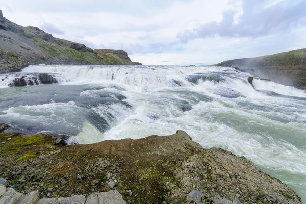 La cascada Gullfoss Imagen De Stock