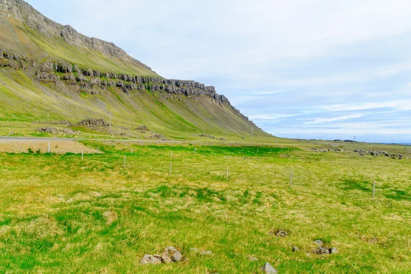 Kusten och landskap i östra fjordarna — Stockfoto